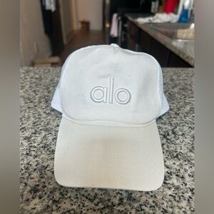 Alo White Trucker Hat